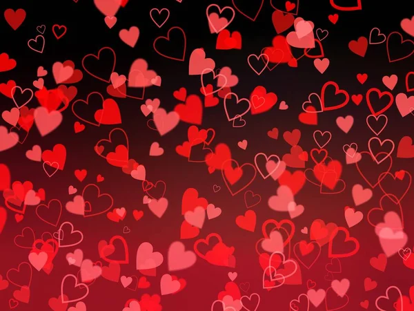 Sevgililer günü, kalpleri arka plan — Stok fotoğraf