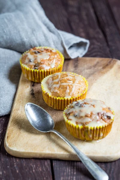 Muffins de baunilha saborosos — Fotografia de Stock