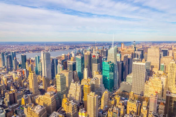 Vista aérea de Manhattan — Foto de Stock