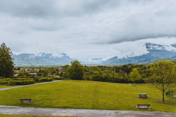 Mountain Valley, Switzerland, Alps — Stock Photo, Image