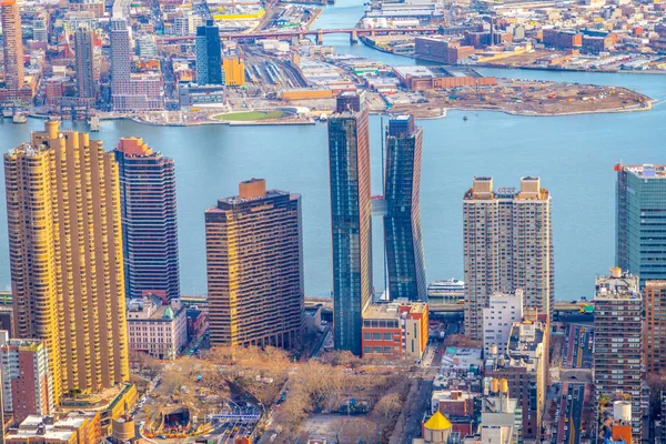 Ciudad de Nueva York Manhattan skyline — Foto de Stock