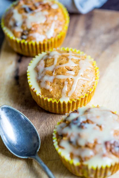 Muffins de baunilha saborosos — Fotografia de Stock