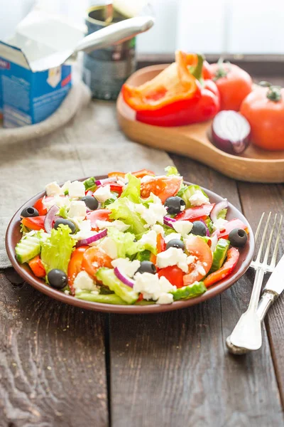 taze lezzetli salata