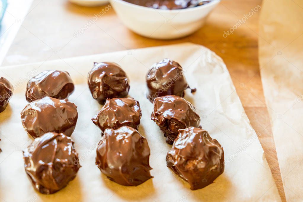  Chocolate Candies with Marzipan