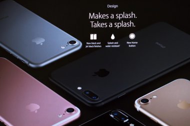 iPhone 7 Apple bilgisayarlar Web sitesinde