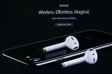 iPhone 7 Apple bilgisayarlar Web sitesinde