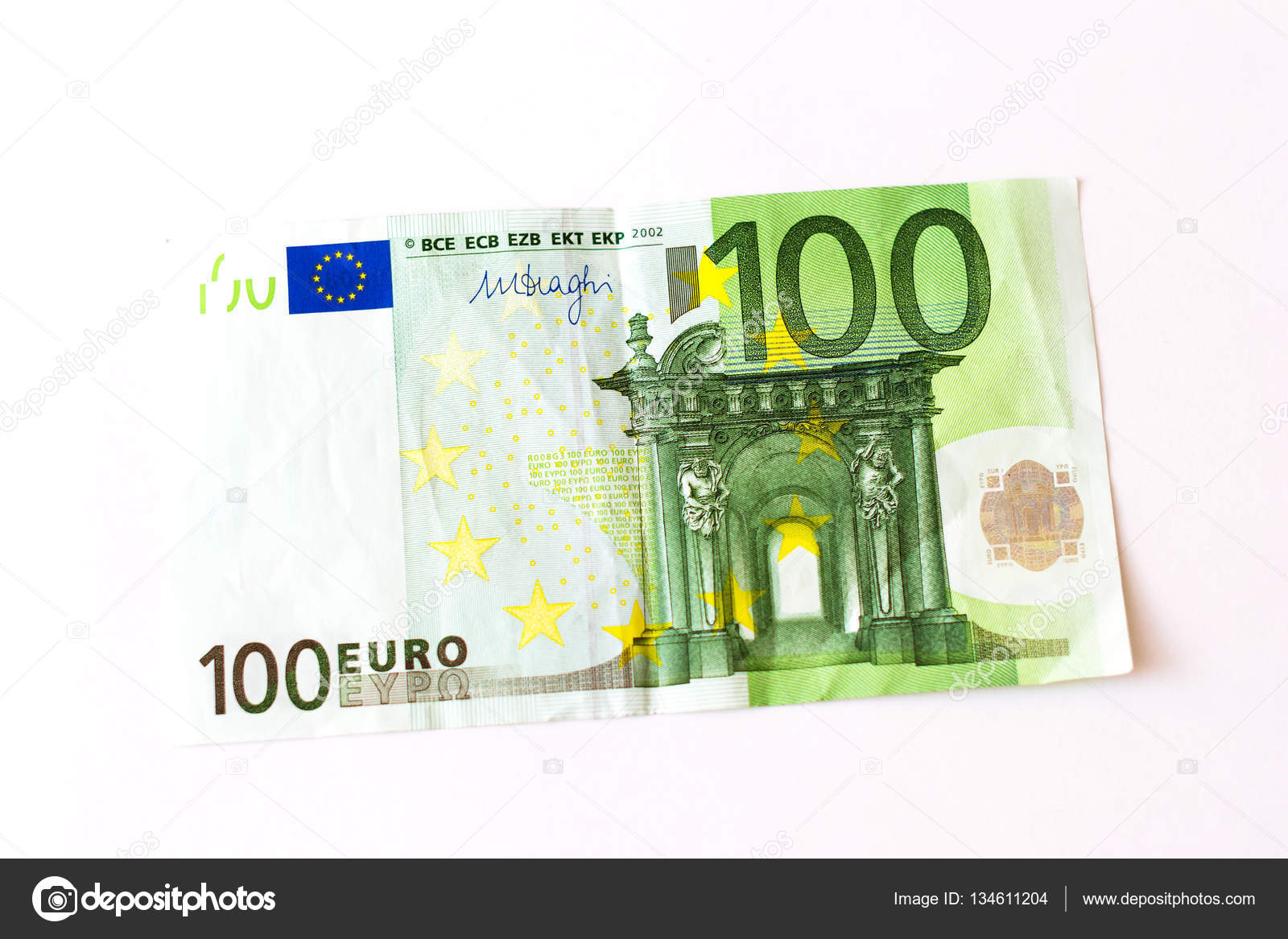 100 欧元纸币——图库图片© chasdesign #134611204