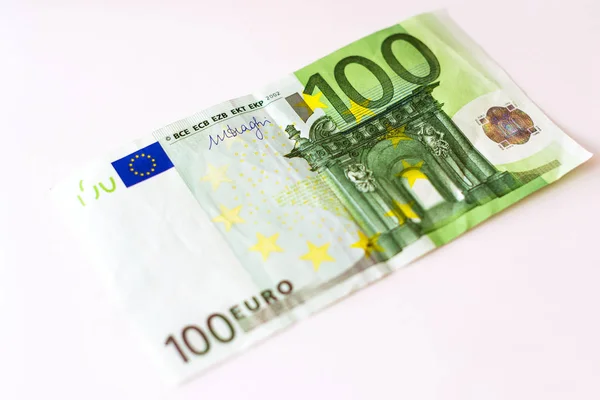 Банкноти 100 євро — стокове фото