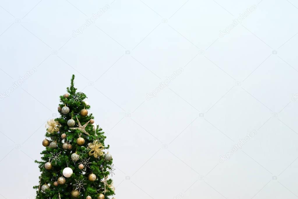 Christmas tree with balls 