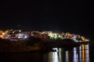 Gece aydınlatma Bali, Crete, Yunanistan