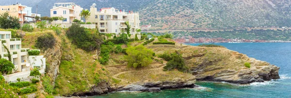 Architectuur van het Resort en uitstekende strand — Stockfoto