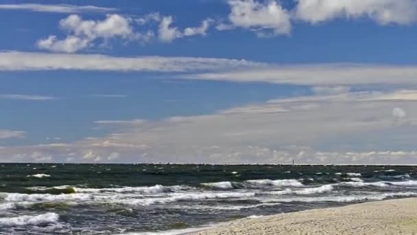 Fortes vagues marines 