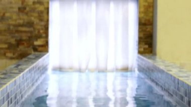 Havuz giriş, merdivenlerden inip, su geçit karo