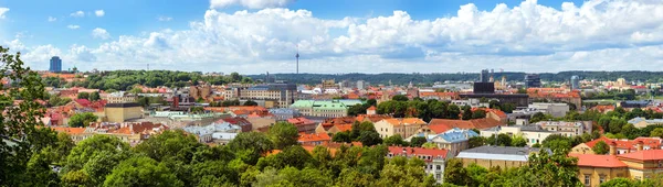 Panorama de Vilna desde la Torre Gediminas — Foto de Stock