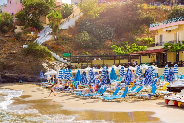Evita & Karavostasi Beach no resort Bali, Creta — Fotografia de Stock