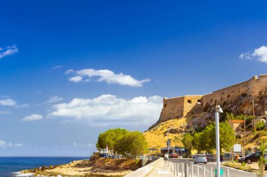 Fortezza Kalesi kale Rethymno, Crete, Yunanistan