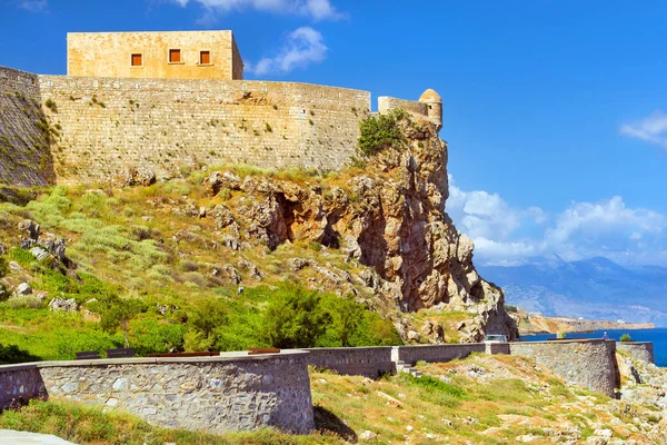 Fortezza Castillo fortaleza Rethymno, Creta, Grecia — Foto de Stock