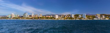 Mimarisini modern tatil beldesi Soçi, Rusya Federasyonu