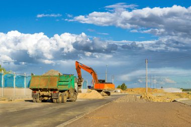 Ağır makine ekipman kazı işleri için
