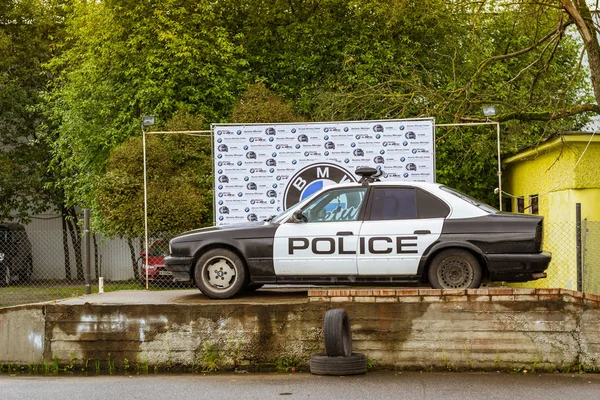 Voiture BMW police, fabricant bavarois allemand — Photo