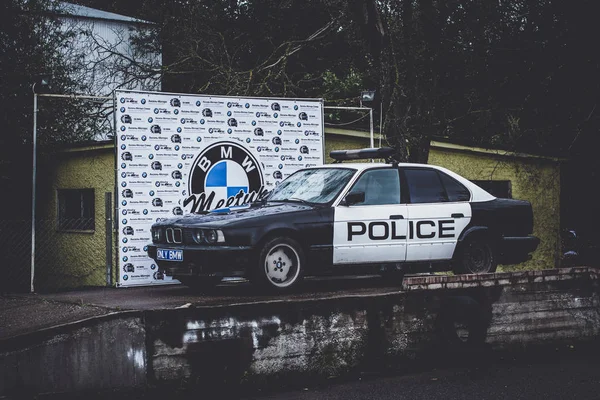 Voiture BMW police, fabricant bavarois allemand — Photo