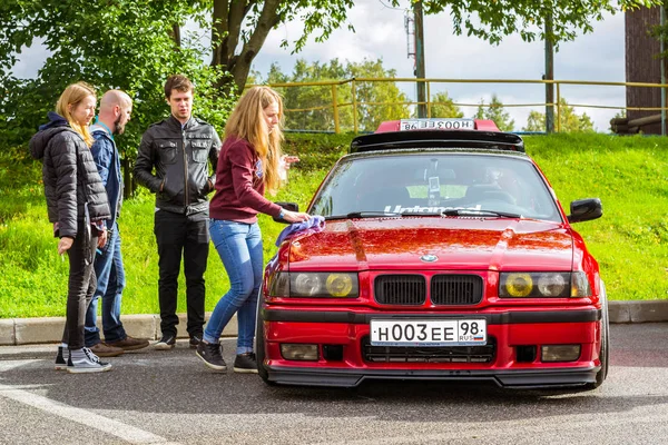 Bmw 3-серії, німецька баварської виробника автомобілів — стокове фото