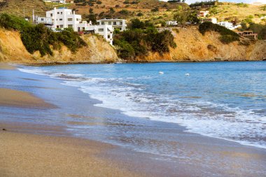 Sandy Livadi beach, tatil köyü Bali deniz Körfezi