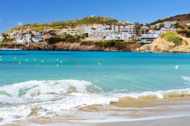 Sandy Livadi beach, tatil köyü Bali deniz Körfezi