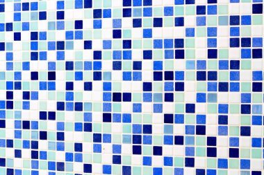 Kareli döşeme deseni. Banyo ve havuzu için detay