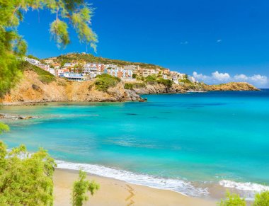 Sandy Livadi beach, tatil köyü Bali deniz Körfezi