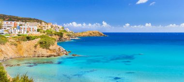 Sandy Livadi beach, tatil köyü Bali deniz Körfezi