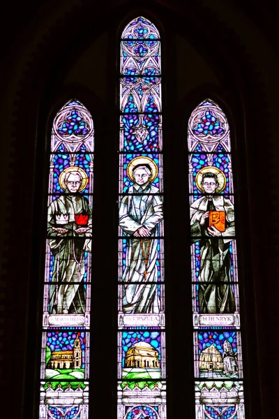 Wandmalereien mit religiösen Szenen, Kathedrale Bialystok — Stockfoto