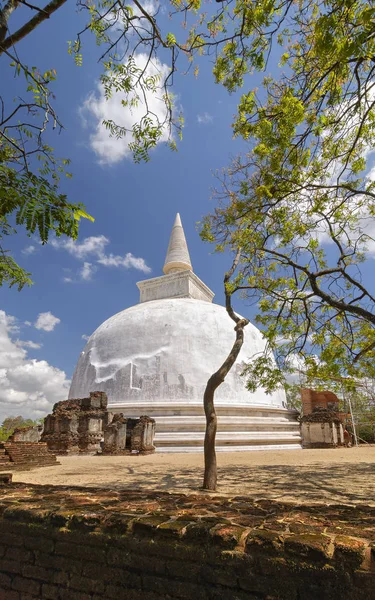 Ruiny Polonnaruwa Sri Lanka Polonnaruwa Jest Drugim Najbardziej Starożytnym Sri — Zdjęcie stockowe