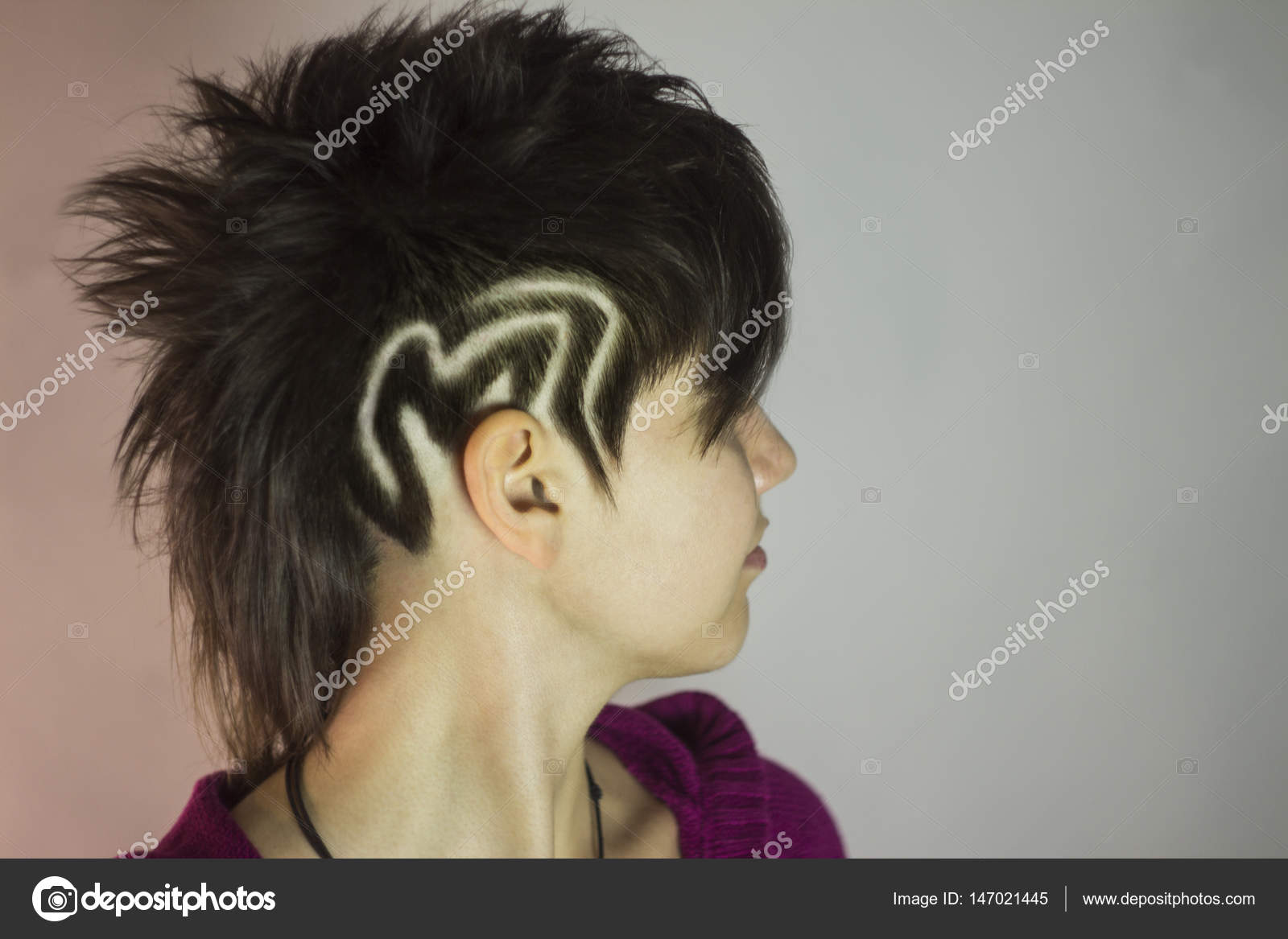 Right profile haircut model Stock Photo by ©Bleskshock 147021445 Right profile haircut model Stock Photo by ©Bleskshock 147021445