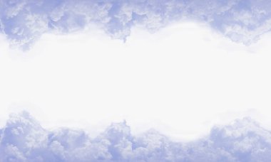 Bulutlar gökyüzü boş alanda