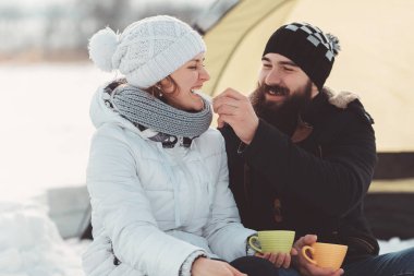 Aşık kış tatil günleri iyi eğlenceler