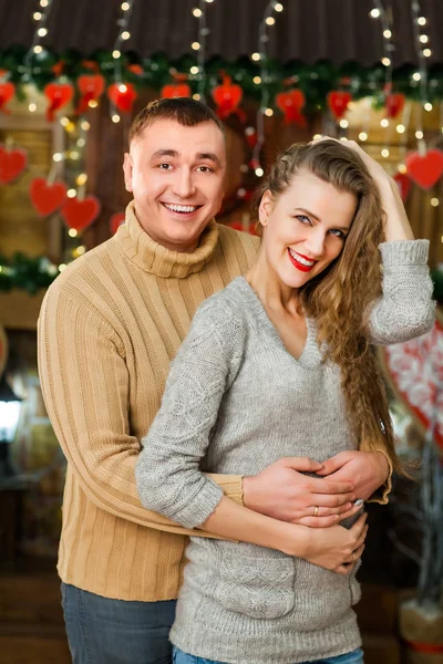 Couple celebrate valentines day — Stock Photo, Image