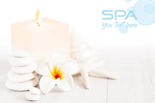 White SPA background — Stock Photo, Image