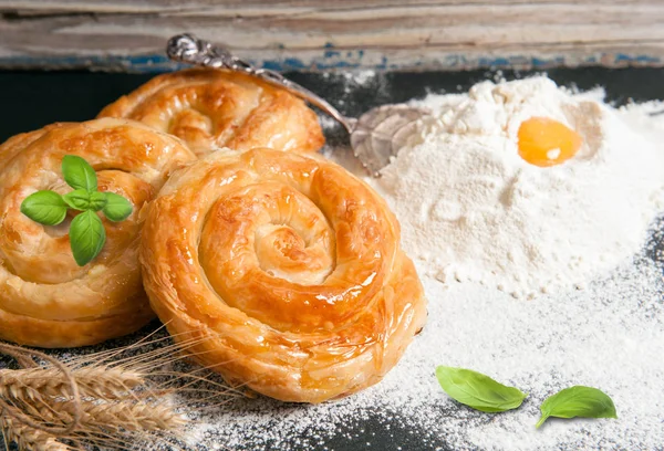 Fırın arka plan peynir pasta