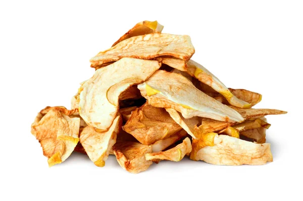 Torkat äpple chips — Stockfoto