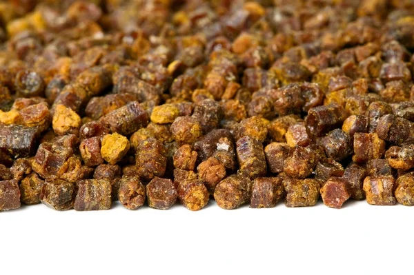 Propolisz granulátum, a méh terméket, a keret összetétele — Stock Fotó