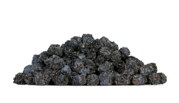 Dried black aronia berries — Stock Photo, Image