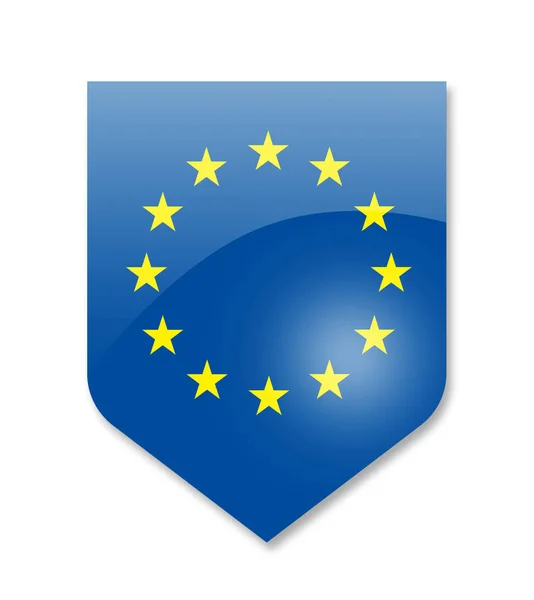 Europeiska unionens flagga — Stockfoto