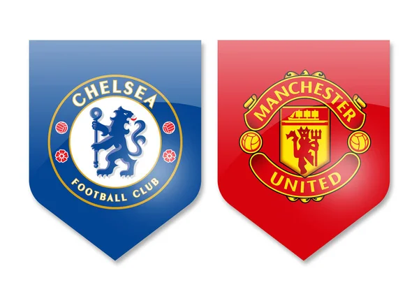 Chelsea vs Manchesteru united — Stock fotografie