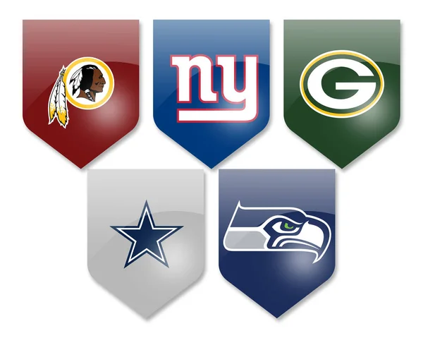 stock image nfl teams on white