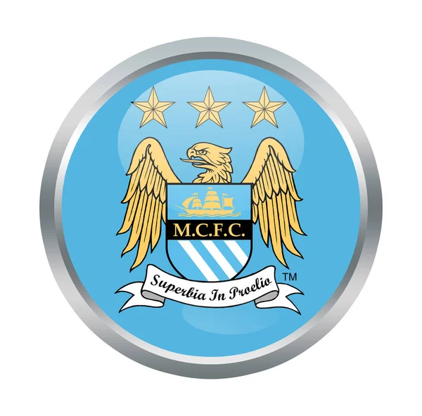 Manchester city znak — Zdjęcie stockowe