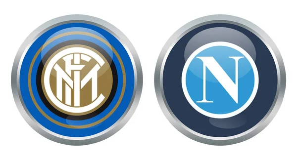 Inter vs Napoli — ストック写真