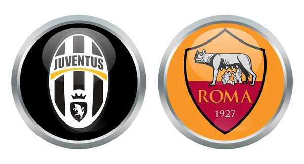 Juventus vs Roma — Stock Photo, Image