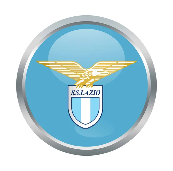 Lazio fc znak na białym — Zdjęcie stockowe
