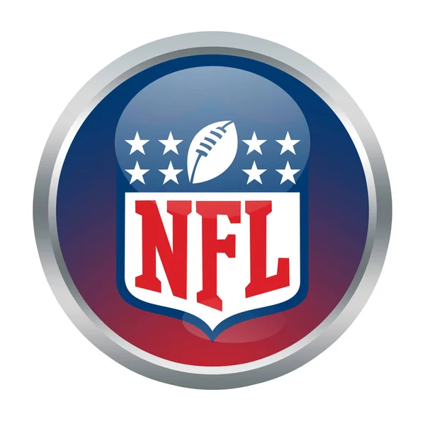 Señal de la NFL en blanco — Foto de Stock